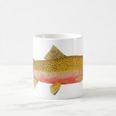 Westhelling (zwart-gepotte) Mok van de keelforel (Center)