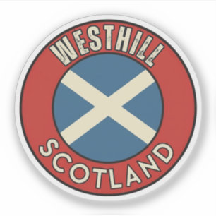 Westhill, Schotland Sticker