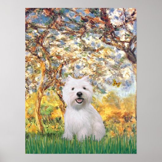 Westie 2 - Lente Poster (Voorkant)