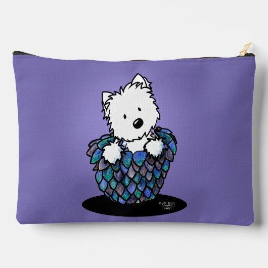 Westie-accessoiretasje voor drakenbroedeling etui (Achterkant)