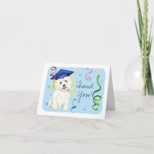 Westie Afstuderen Kaart (Voorkant)
