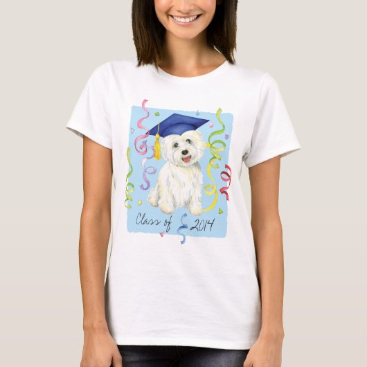 Westie Afstuderen T-shirt (Voorkant)