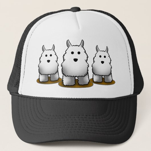 Westie Alpha Dog Trucker's Pet (Voorkant)