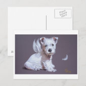 Westie Angel Briefkaart (Voorkant / Achterkant)