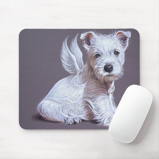 Westie Angel Muismat (Met muis)