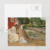 Westie-ansichtkaart Briefkaart (Voorkant / Achterkant)