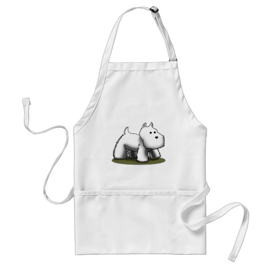 Westie Apron Standaard Schort (Voorkant)