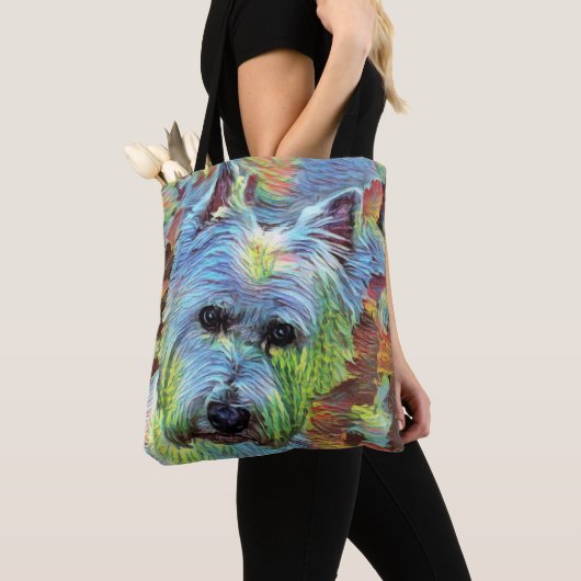 Westie Bag Tote Bag (Dichtbij)