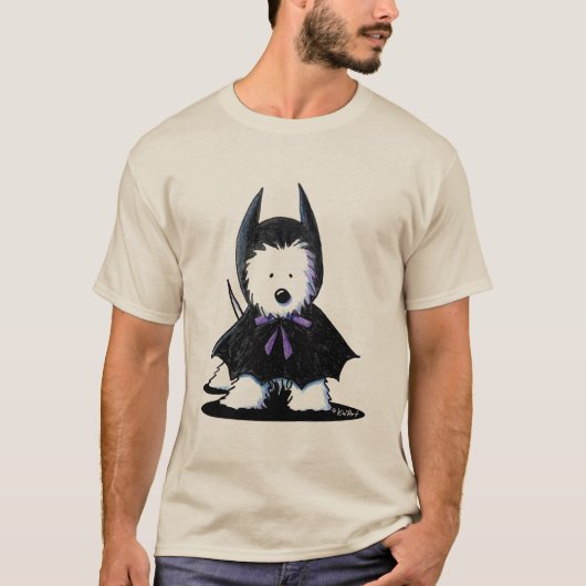 Westie Batdog T-shirt (Voorkant)