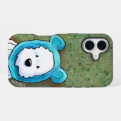 Westie Beer iPhone Case 16 Hoesje (Achterkant horizontaal)