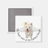 Westie Beschermengelen Magneet (Voorkant / Achterkant)