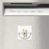 Westie Beschermengelen Magneet (Insitu (Vaatwasser))