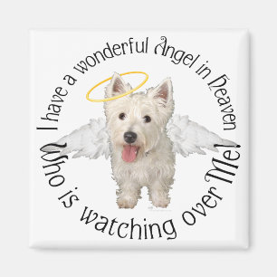 Westie Beschermengelen Magneet