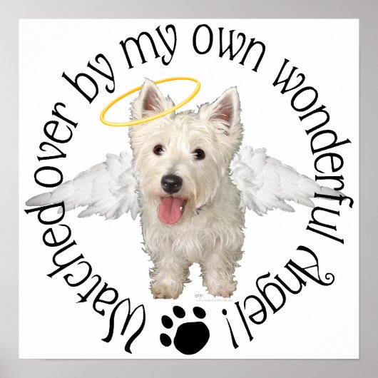 Westie Beschermengelen Poster (Voorkant)