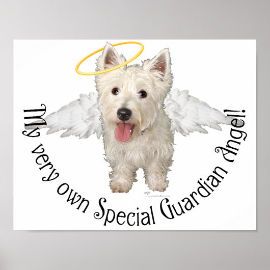 Westie Beschermengelen Poster (Voorkant)