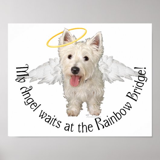 Westie Beschermengelen Poster (Voorkant)