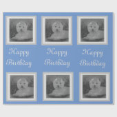 Westie Birthday Wrapping Paper Cadeaupapier (Vlak)