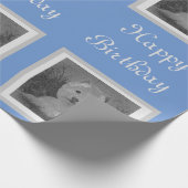 Westie Birthday Wrapping Paper Cadeaupapier (Hoek)