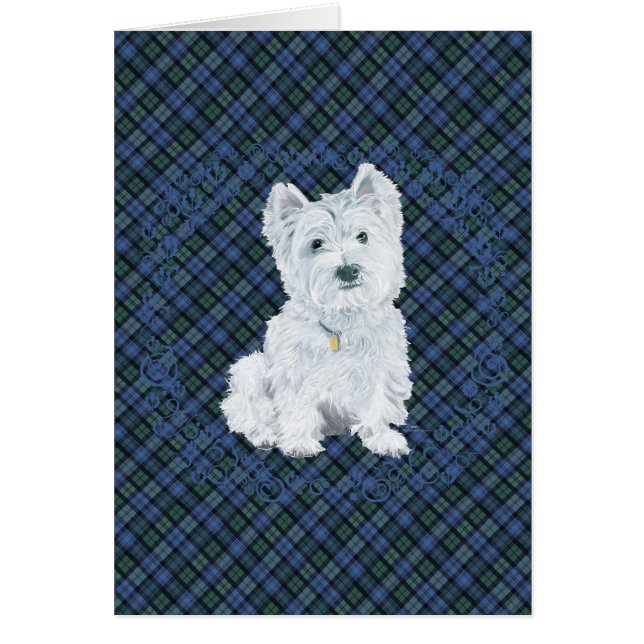 Westie Black Watch Tartan (Voorkant)