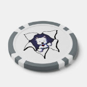 Westie BLAST Witte Poker Chips (Enkel)