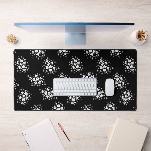 Westie Boeketten Desk Mat (Kantoor 1)