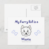 Westie Briefkaart (Voorkant / Achterkant)