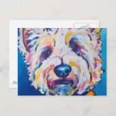 Westie Briefkaart (Voorkant / Achterkant)