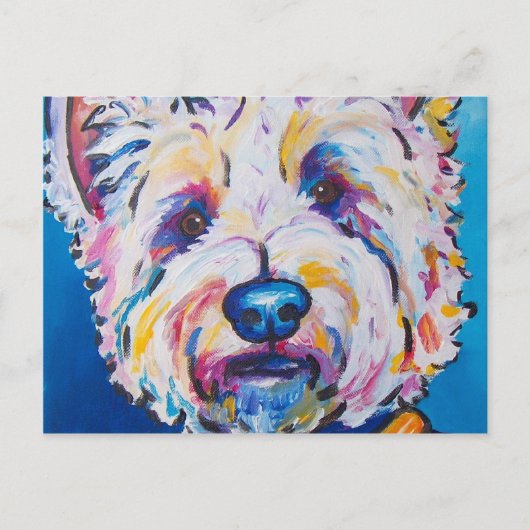 Westie Briefkaart (Voorkant)