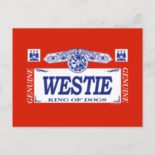 Westie Briefkaart