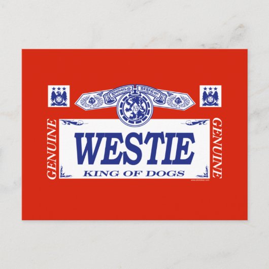 Westie Briefkaart (Voorkant)