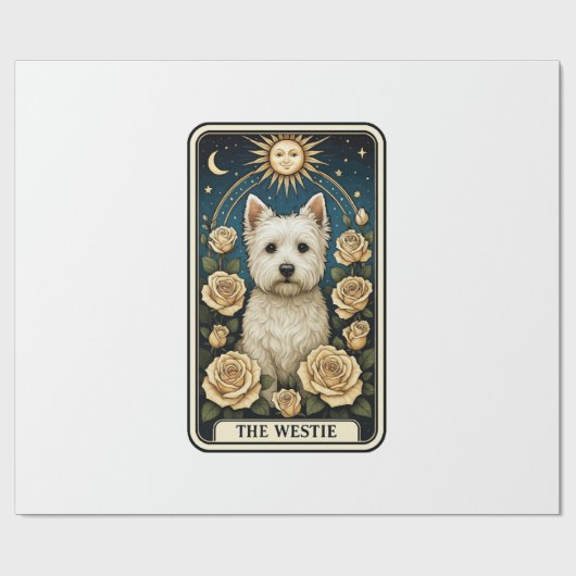 Westie Cadeaupapier (Vlak)