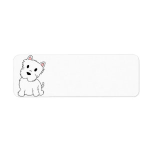 westie-cartoon etiket