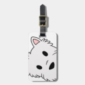 westie cartoon head.png bagagelabel (Voorkant verticaal)
