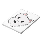 westie cartoon notitieblok (Linkerzijde)