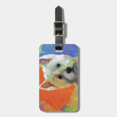 WESTIE-CELEBRATIE BAGAGELABEL (Voorkant verticaal)