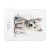 Westie Cheeky Gift Magneet (Horizontaal)