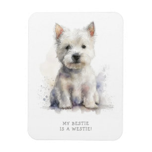 Westie Cheeky Gift Magneet