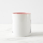 Westie Cheeky Schattigee gepersonaliseerde geschen Tweekleurige Koffiemok (Center)