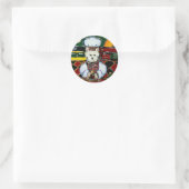 Westie Chef Ronde Sticker (Tas)