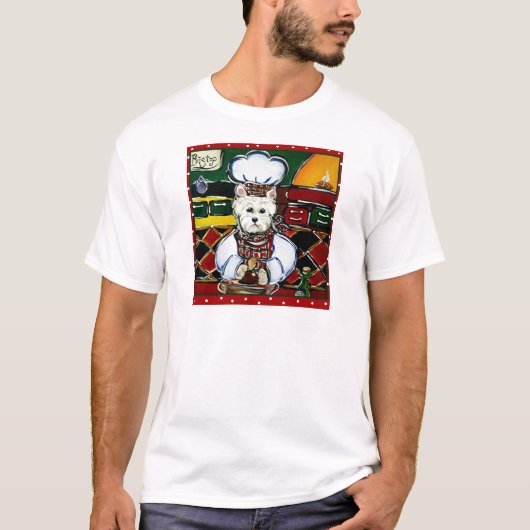 Westie Chef T-shirt (Voorkant)