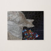 WESTIE CHRISTMAS AWE LEGPUZZEL (Horizontaal)