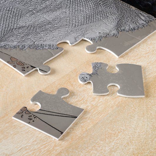 WESTIE CHRISTMAS AWE LEGPUZZEL (Zijkant)