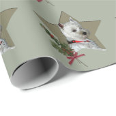 WESTIE CHRISTMAS CADEAUPAPIER (Rol Hoek)