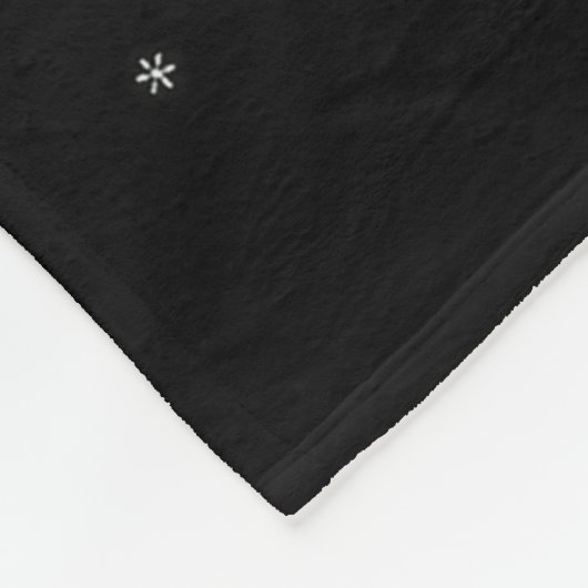 Westie Christmas Tree Westie Santa Hat Lights Xmas Fleece Deken (Hoek)