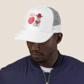 Westie Cowboy Valentine Trucker Pet (In situ)