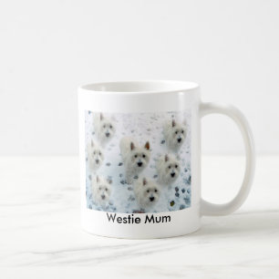 Westie cup mok VOOR EEN WESTIE MUM EIGENDOM cadeau