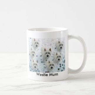 Westie cup mok VOOR EEN WESTIE MUM EIGENDOM cadeau