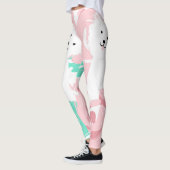 Westie Cute White Puppy Dogs Leggings (Links)