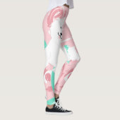 Westie Cute White Puppy Dogs Leggings (Rechts)