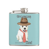 Westie Dad Heupfles (Voorkant)